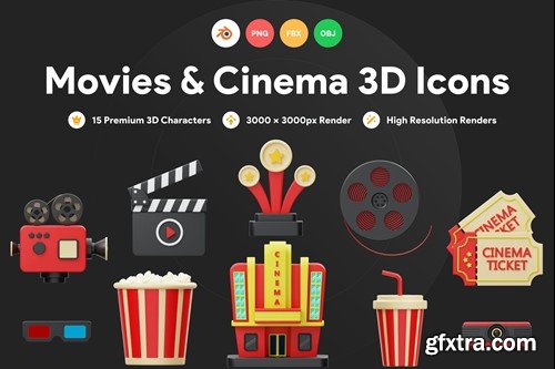 Cinema and Movie 3D Icon XM4FJQ4 Cinema and Movie 3D Icon XM4FJQ4