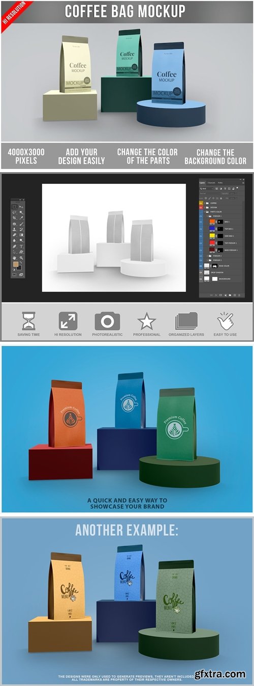 Coffee Bag Mockup YGB5RRL