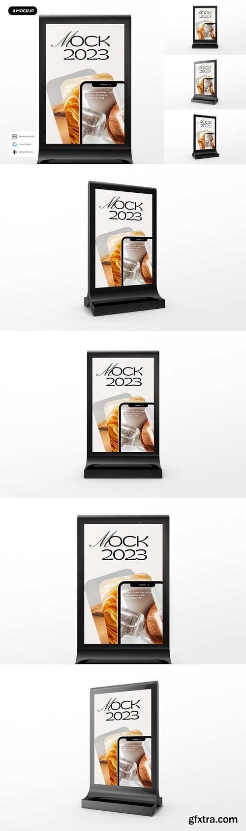 Black Glossy Billboard Mockup F9ERUEC Black Glossy Billboard Mockup F9ERUEC