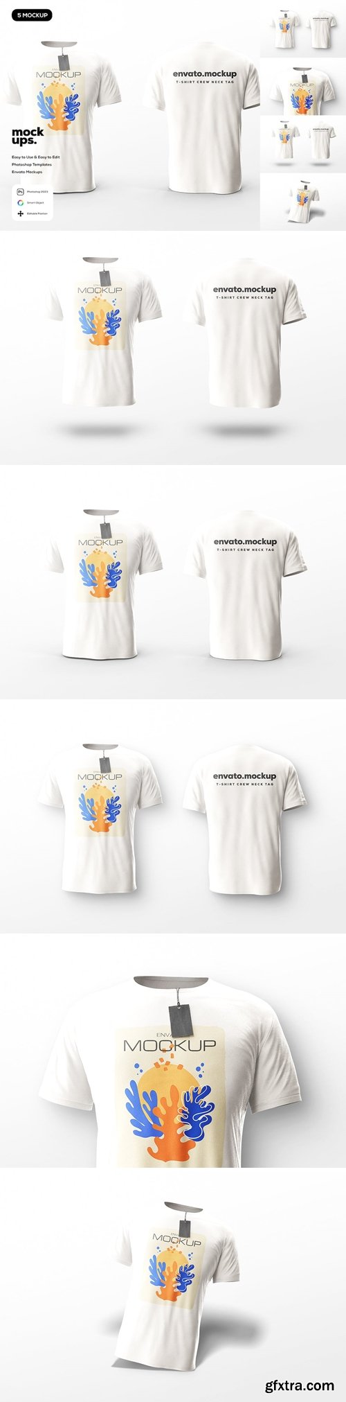 T-Shirt Crew Mockup 8AC5ZHM