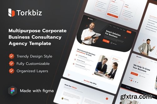Torkbiz - Multipurpose Business Figma UI Template X8UARXU