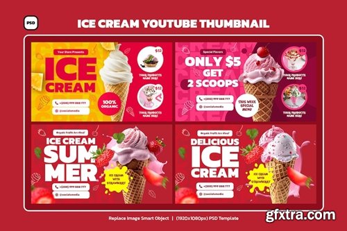 Ice Cream Summer Youtube Thumbnail KA6SYMU