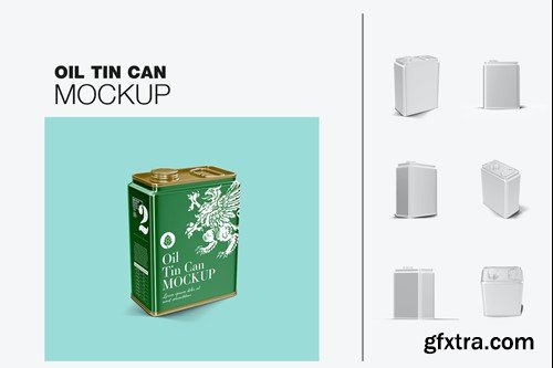 Colored Tea Tin Mockup HRTL39W Colored Tea Tin Mockup HRTL39W