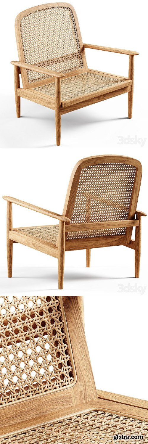Zara Home The Teak and Rattan Armchair » GFxtra