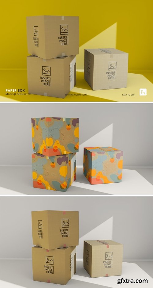 Box Mockup MGUQX27 Box Mockup MGUQX27