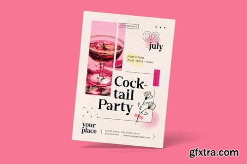 Cocktail Party Flyer VDUC89S