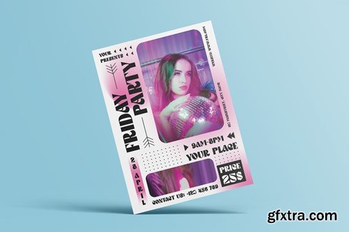 Night Party Flyer JVE63QB