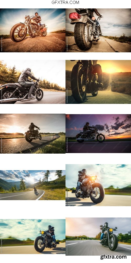 Motorcycle Chopper Pack 13xJPG