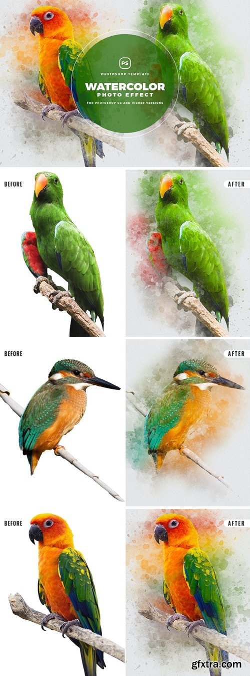 Watercolor Photo Effect 8KCQBPJ