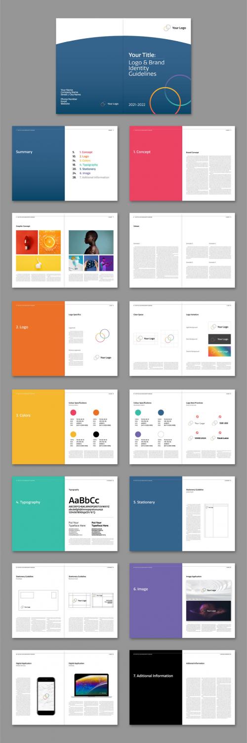 Brand Guidelines Brochure Layout 566696982