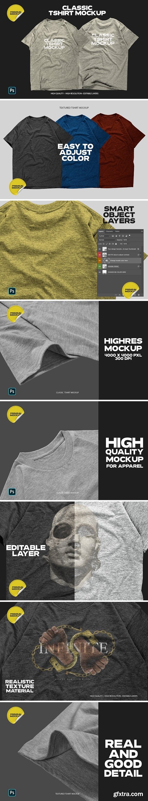 Classic Tshirt Mockup 35K2TCA Classic Tshirt Mockup 35K2TCA