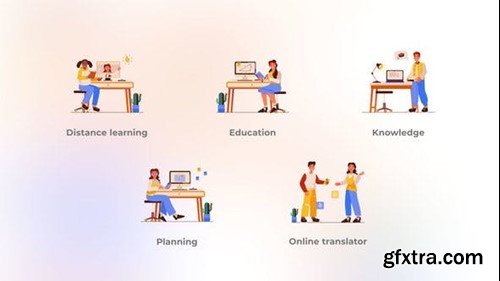 Videohive Education - Cartoon People Concepts 45848770