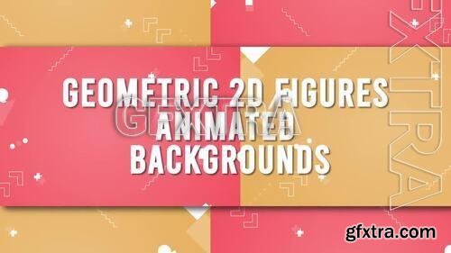 2D Geometric Shapes Animated Backgrounds 1351632