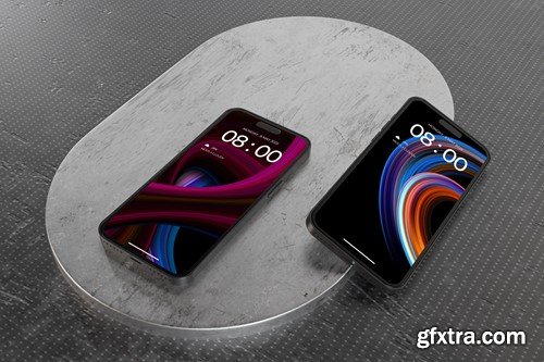 Two iPhone 14 Mockup CTAFY9H