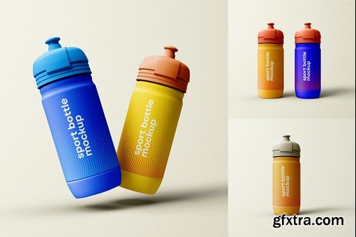 Sport Water Bottle Mockup WK2CLDW Sport Water Bottle Mockup WK2CLDW