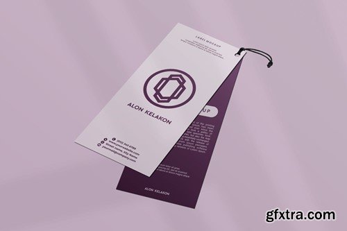 Minimalist Label Mockup DW32XH3 Minimalist Label Mockup DW32XH3