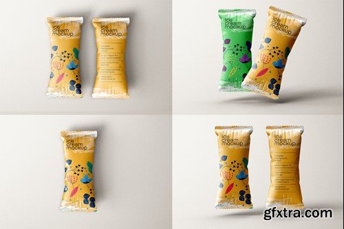 Ice Cream Packaging Mockup TPK2U4N Ice Cream Packaging Mockup TPK2U4N