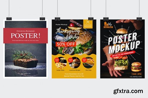 Hanging Poster Mockups D6WBQA9 Hanging Poster Mockups D6WBQA9