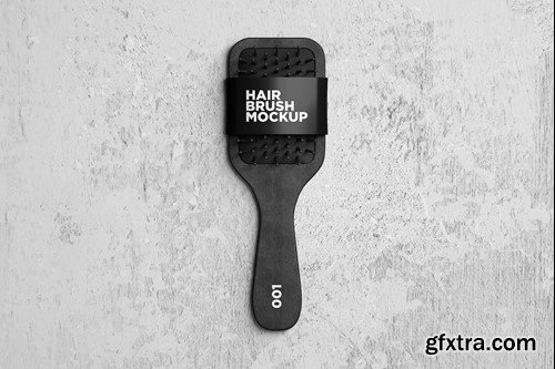 Hair Brush Mockup 001 PFK3BSB