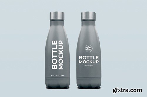 Bottle Mockup Logo Branding Product C9T74ZT