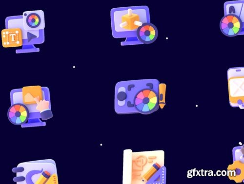 UNIXX - Design Thinking Element 3D Ui8.net