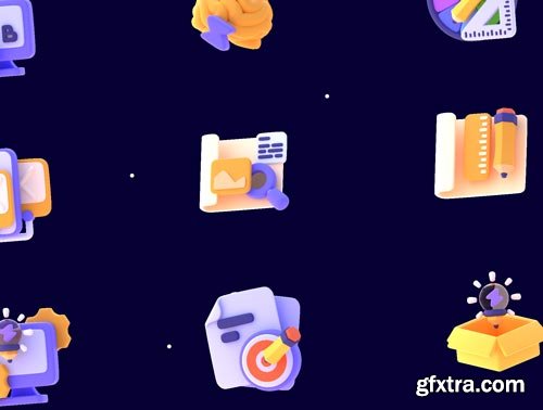 UNIXX - Design Thinking Element 3D Ui8.net