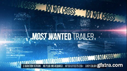 Videohive Most Wanted Trailer 11330973
