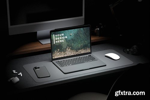 Laptop Mockup BXKEFV4 Laptop Mockup BXKEFV4