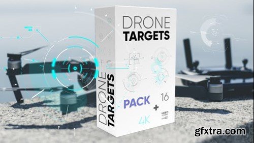 Videohive Drone Targets Pack 4K 45875974