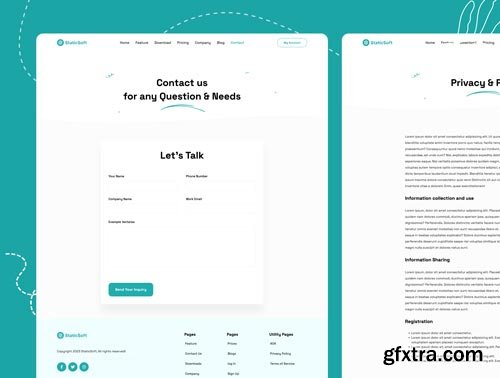 StaticSoft Saas Platform Website Template Ui8.net
