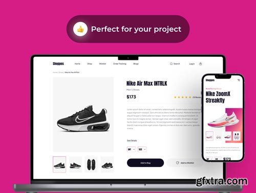 Shoppes - E-Commerce Web Templates Ui8.net