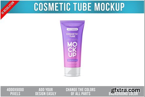 Cosmetic Tube Mockup 8SBR7Z4 Cosmetic Tube Mockup 8SBR7Z4