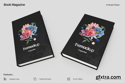 Book Magazine Mock-up 2GPDR43 Book Magazine Mock-up 2GPDR43