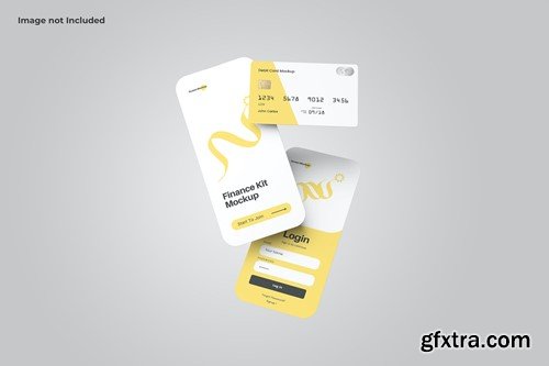 Floating Screen and Debit Card Mockup 9NB63WV Floating Screen and Debit Card Mockup 9NB63WV