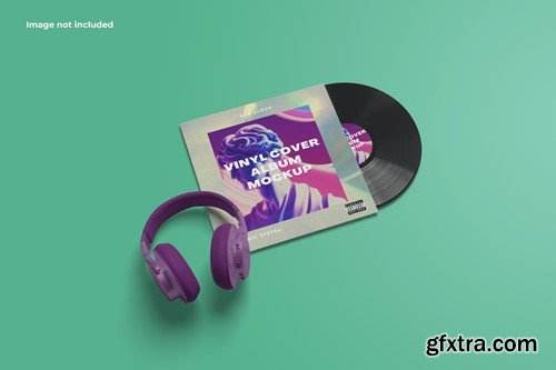 Colorful Vinyl Album Cover Mockup 2LRVPPT Colorful Vinyl Album Cover Mockup 2LRVPPT