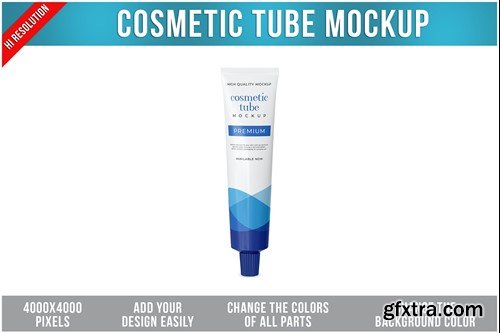 Cosmetic Tube Mockup 8URYAD2 Cosmetic Tube Mockup 8URYAD2