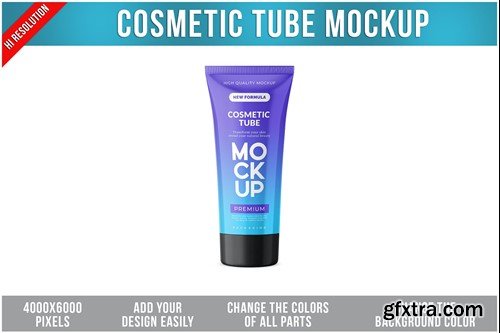 Cosmetic Tube Mockup JBYF628 Cosmetic Tube Mockup JBYF628