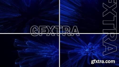 Abstract Blue Network Lines Background 1581444