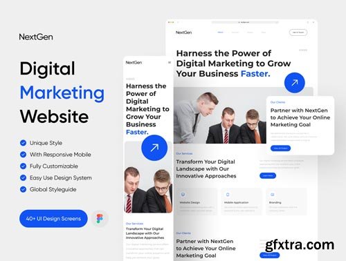 Nextgen - Digital Marketing Website UI KIT Ui8.net