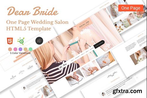 DearBride - Wedding Salon HTML5 Template 74NUNK3