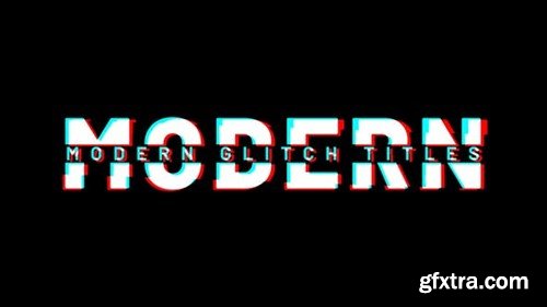 Videohive Modern Glitch Titles 45925900 Videohive Modern Glitch Titles 45925900