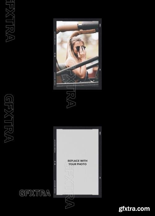 Analog Film Frame Photo Effect Mockup Template 545339105 Analog Film Frame Photo Effect Mockup Template 545339105