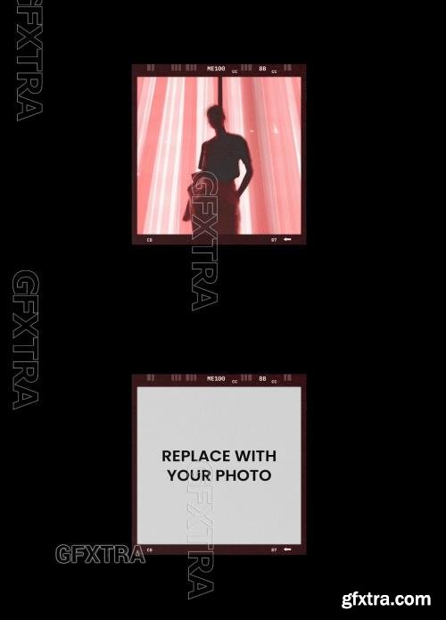 Analog Film Frame Photo Effect Mockup Template 545338980 Analog Film Frame Photo Effect Mockup Template 545338980