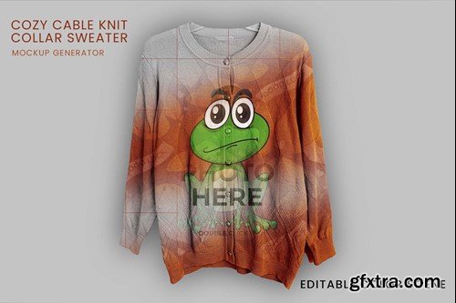 Cozy Cable Knit Collar Sweater YNPKMPA Cozy Cable Knit Collar Sweater YNPKMPA