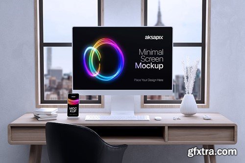 Minimal Screen Mockup 6E8629Z Minimal Screen Mockup 6E8629Z