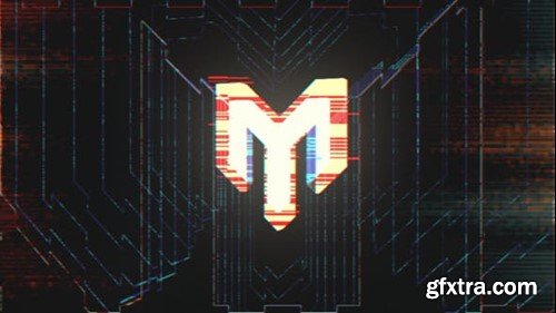 Videohive Giltch Logo 45363696