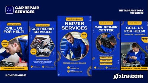 Videohive Car Repair Services 45804819 Videohive Car Repair Services 45804819