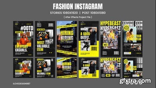 Videohive Fashion Instagram Template 45905697 Videohive Fashion Instagram Template 45905697