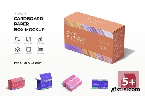 Cardboard Paper Box Mockup Under Daylight 8F9JZ9M Cardboard Paper Box Mockup Under Daylight 8F9JZ9M