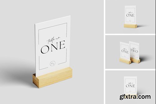 Table tent Mockup M6C26BC Table tent Mockup M6C26BC